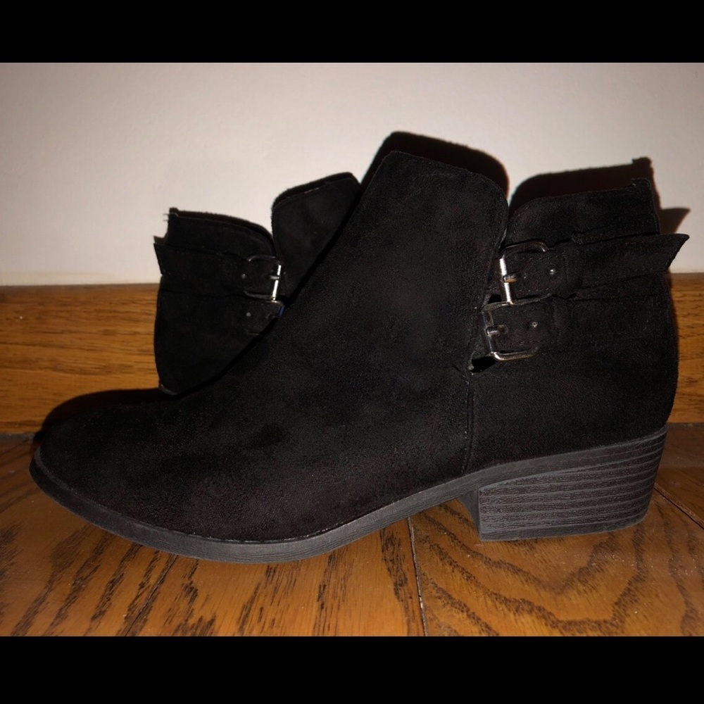 Charlotte Russe Black Booties